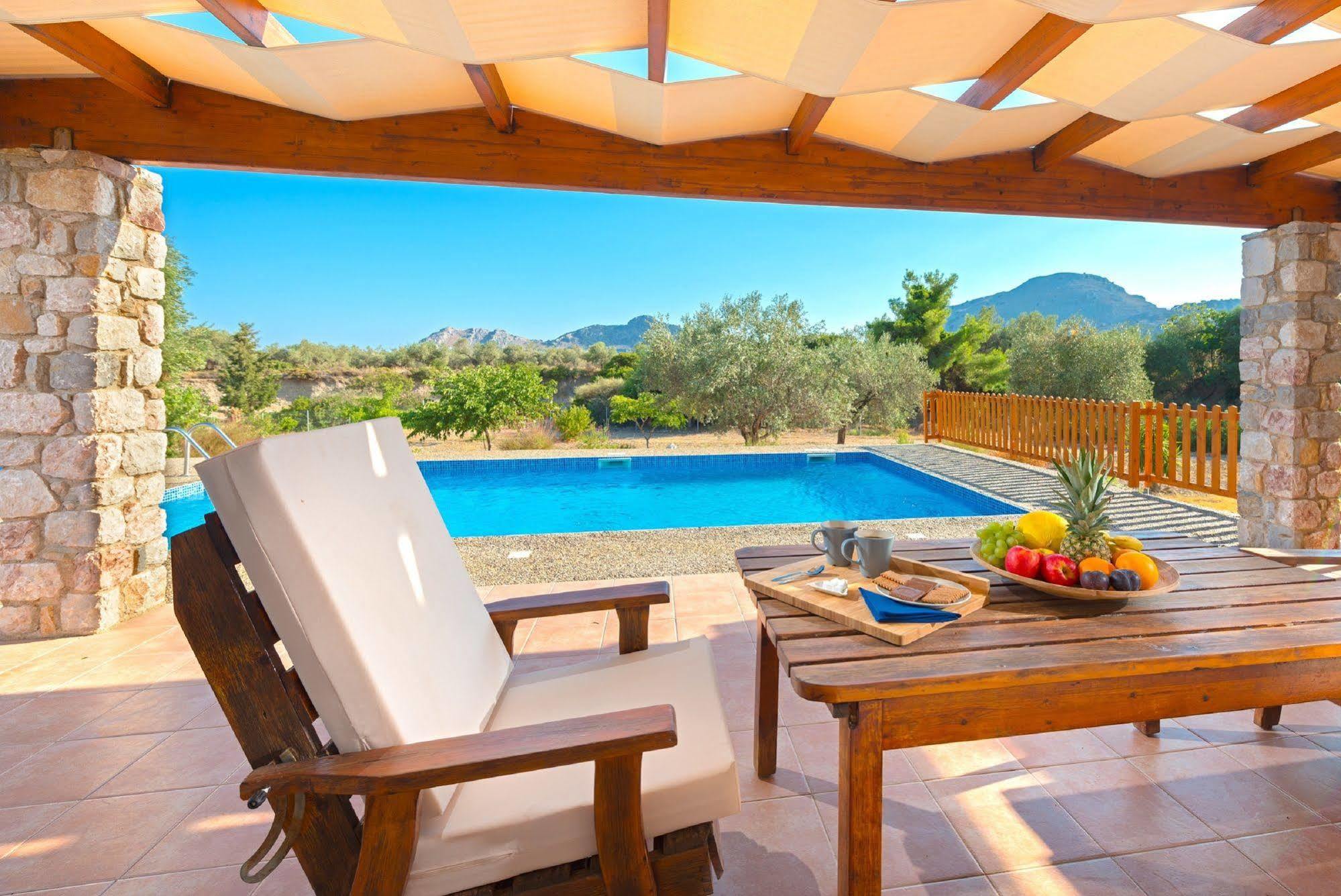 Olive Private Villa Swimming Pool 5 Bdr Kolymbia Rhodes Exteriér fotografie