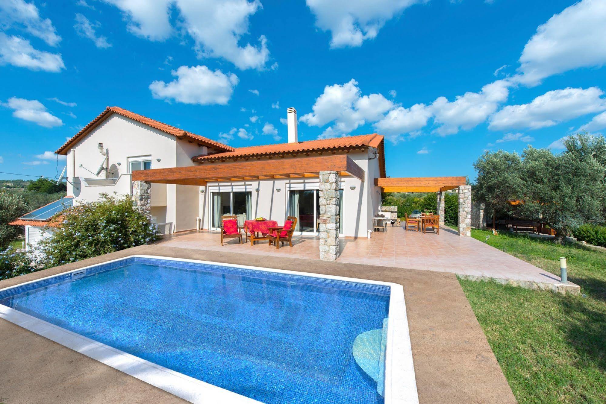 Olive Private Villa Swimming Pool 5 Bdr Kolymbia Rhodes Exteriér fotografie